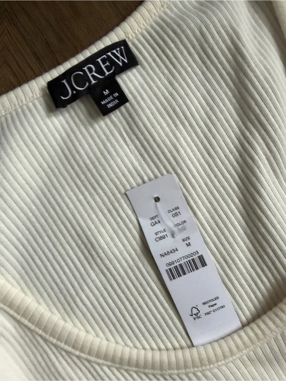 NWT J. Crew Gathered Waist Mixy Dress - Size Medium - Picture 7 of 9
